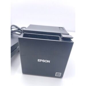 Epson Thermal Receipt Printer with Power Supply‎ AC Adapter Black POS